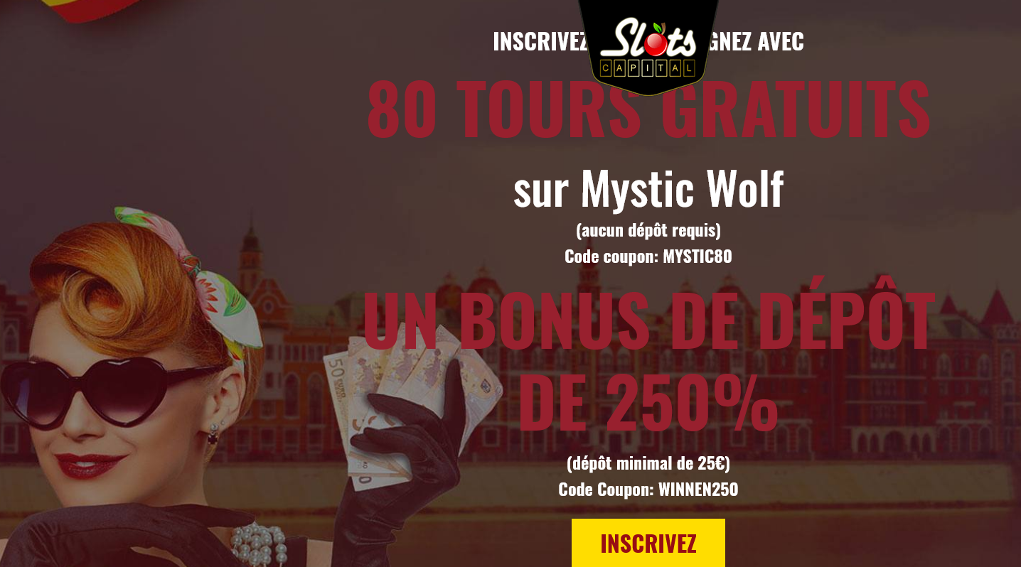 Slots Capital BE 80 Free
                                      Spins (Belgium - French Language)