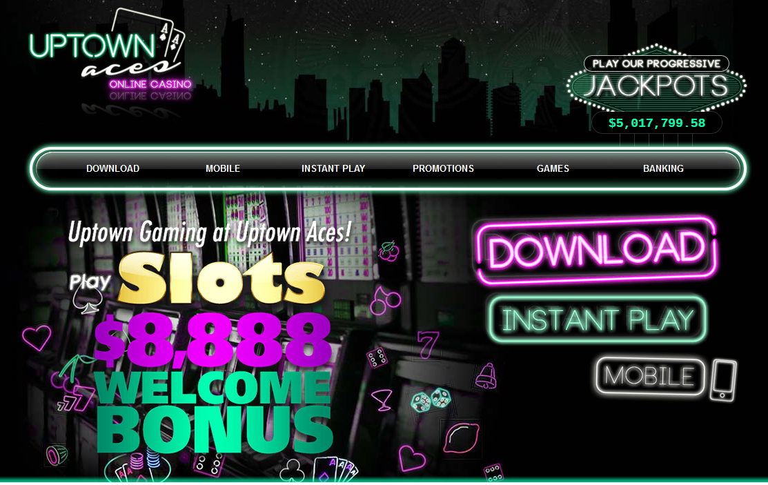 Play Slots - Latest Online Casino
                                  Games and Slots at Uptown Aces