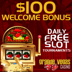 $00 Welcoome
                                Bonus at Grande Vegas